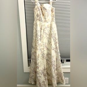 Beautiful timeless gown dress by Carmen Marc Volvo. Off the shoulder.